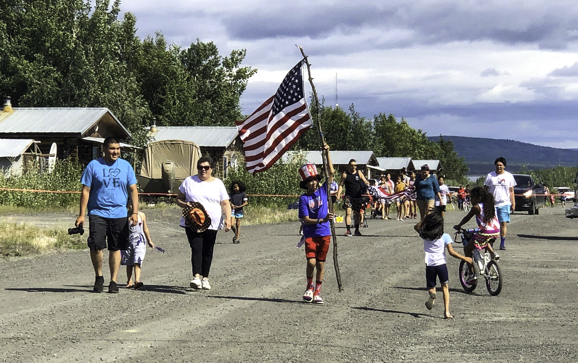 Fourth of July parade in Minto, AK